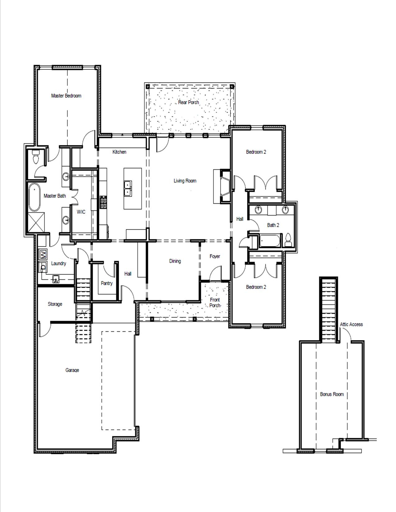 Floor Plan Studio Shoemaker Homes