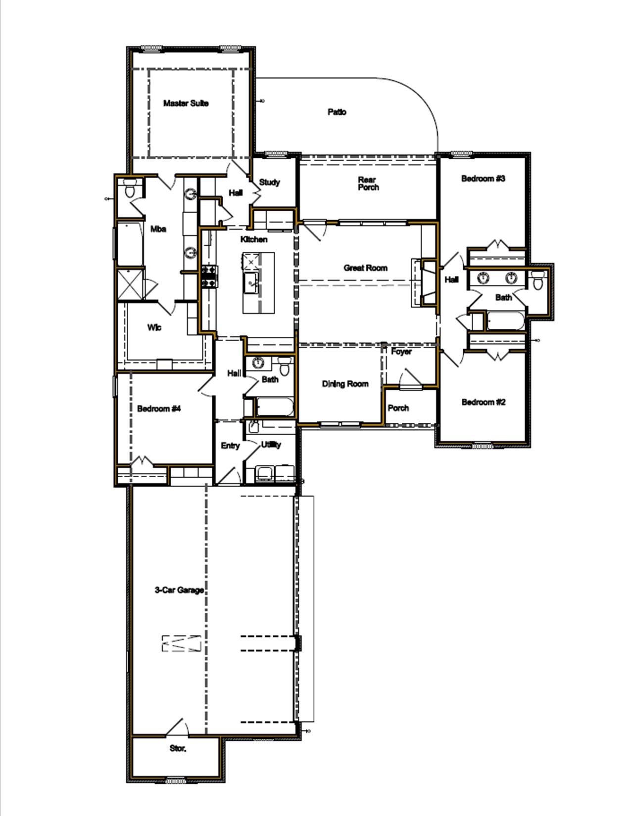 Floor Plan Studio Shoemaker Homes